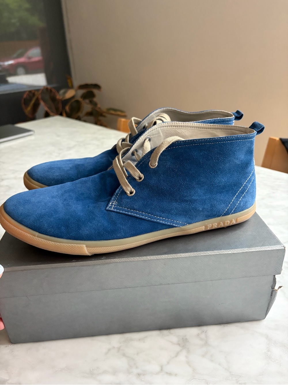 Prada Suede Sneakers